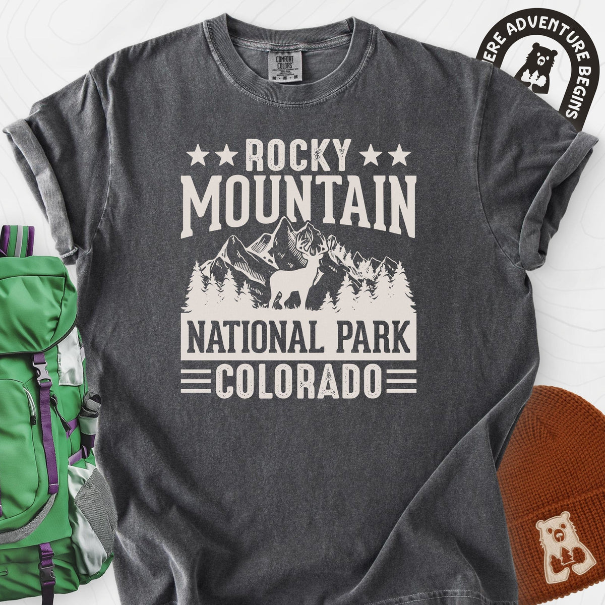 Rocky Mountain T-Shirt Gift For Hiker