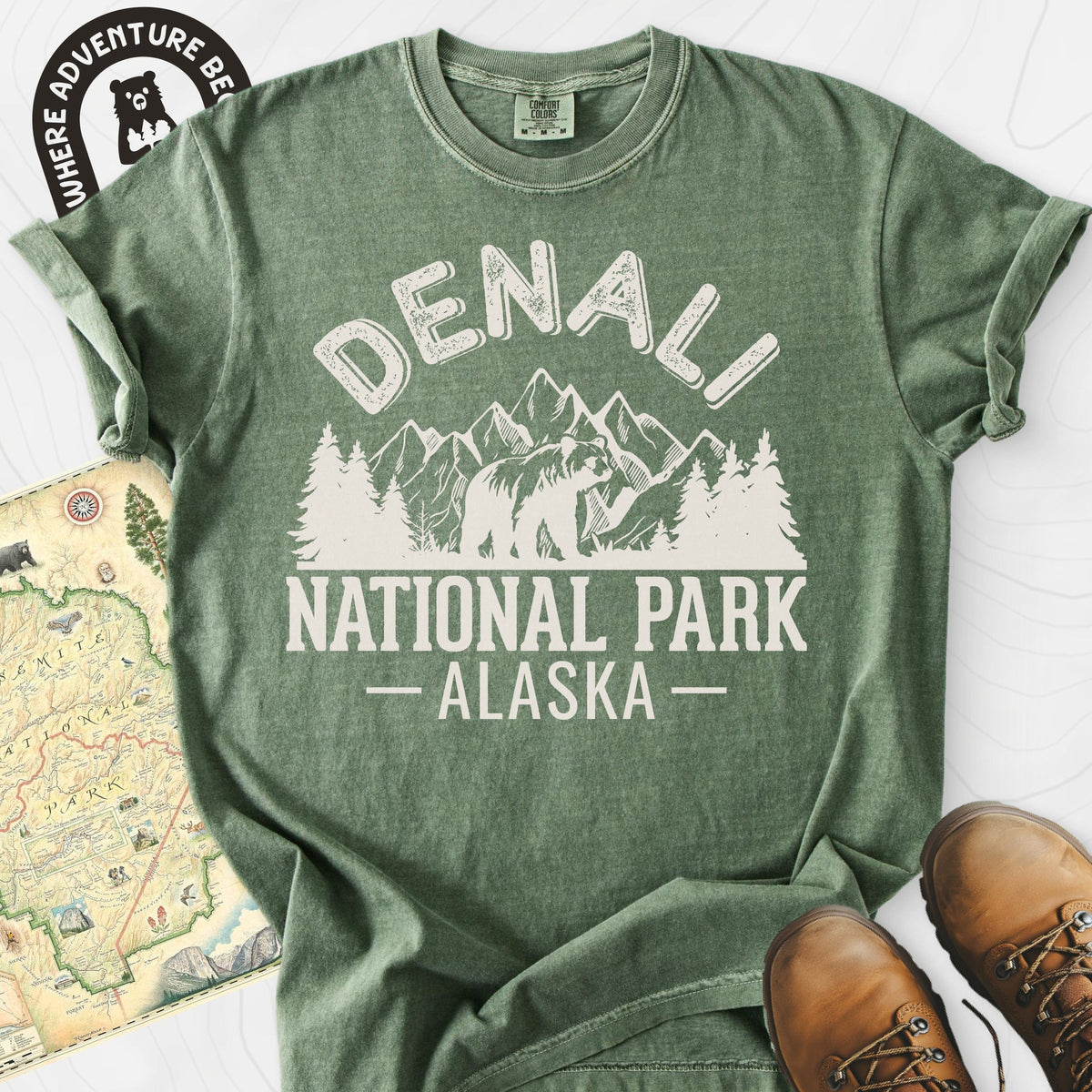Denali Alaska T-Shirt Gift For Hiker