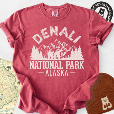Denali Alaska T-Shirt Gift For Hiker