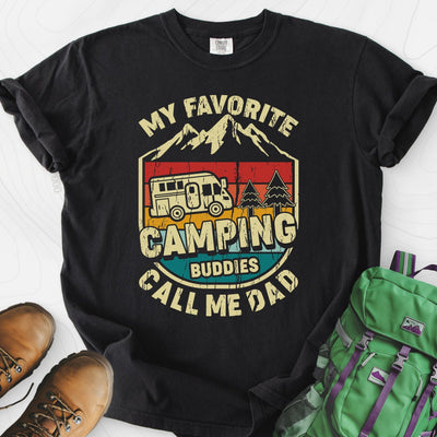 My Favorite Camping Buddies T-Shirt Gift For Hiker