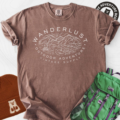 Wanderlust T-Shirt Gift For Hiker