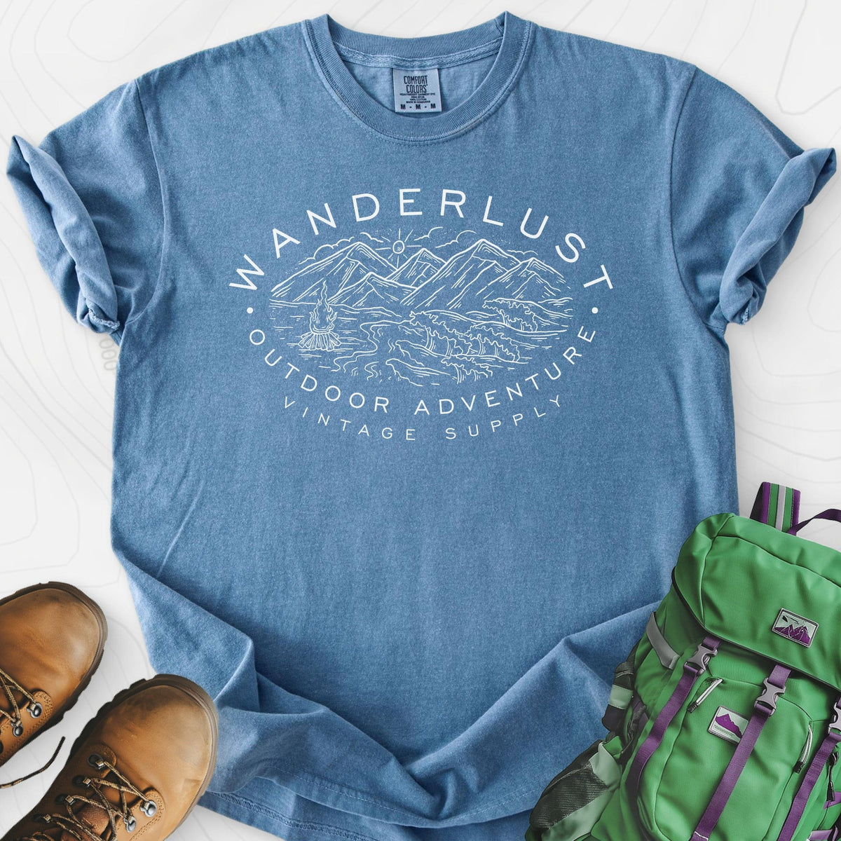 Wanderlust T-Shirt Gift For Hiker