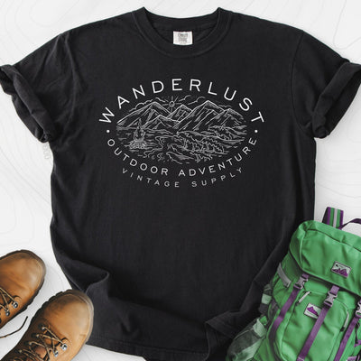 Wanderlust T-Shirt Gift For Hiker