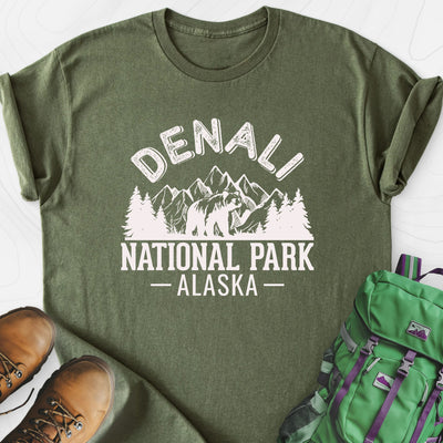 Denali Alaska Lightweight T-Shirt Gift For Hiker