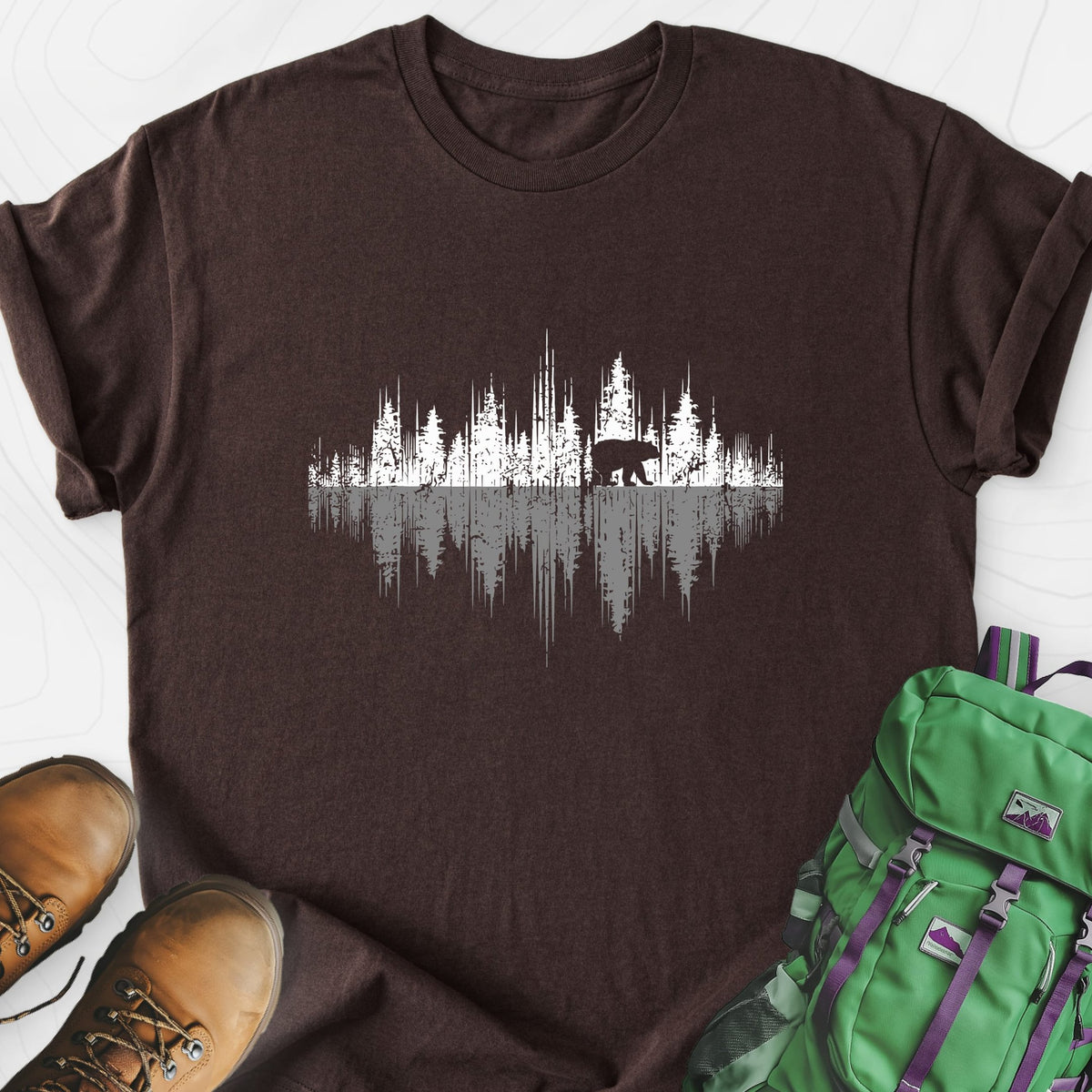 The Perfect Reflection Lightweight T-Shirt Gift For Hiker
