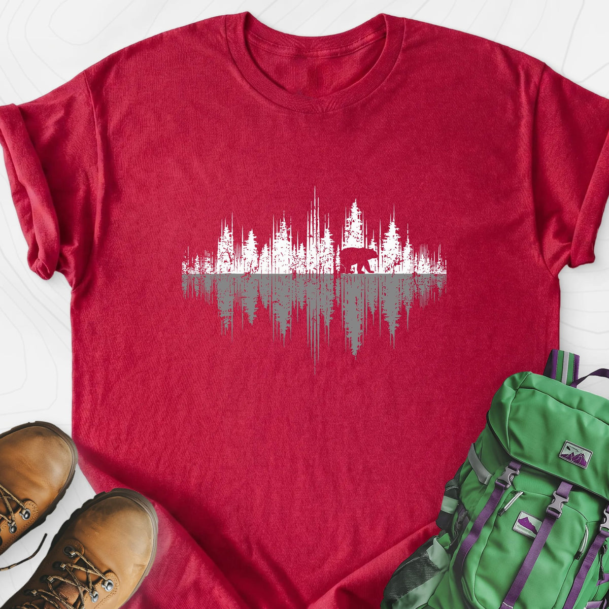 The Perfect Reflection Lightweight T-Shirt Gift For Hiker