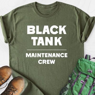 Black Tank Maintenance Crew Lightweight T-Shirt Gift For Hiker