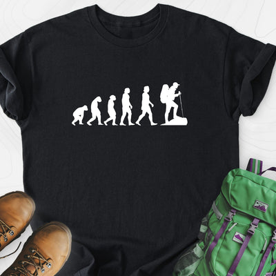 Hiking Evolution Lightweight T-Shirt Gift For Hiker