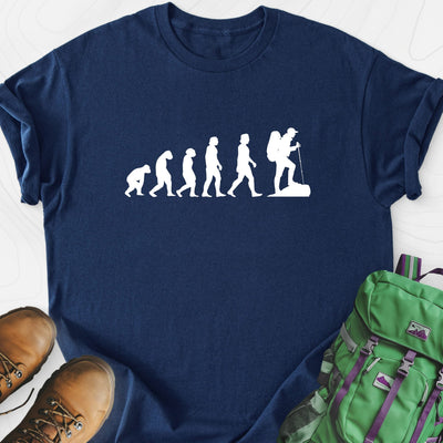Hiking Evolution Lightweight T-Shirt Gift For Hiker
