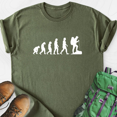 Hiking Evolution Lightweight T-Shirt Gift For Hiker