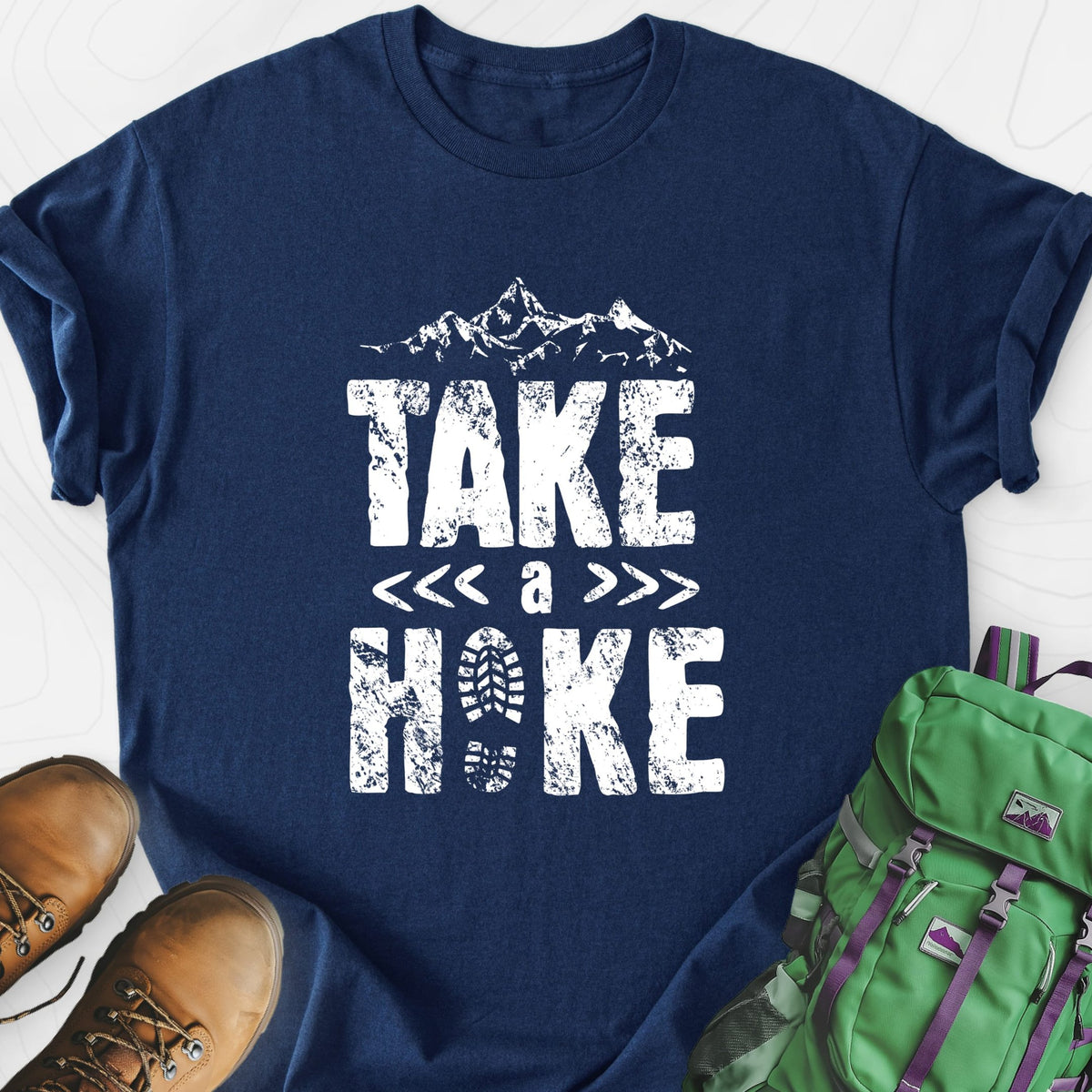 Take a Hike Lightweight T-Shirt Gift For Hiker