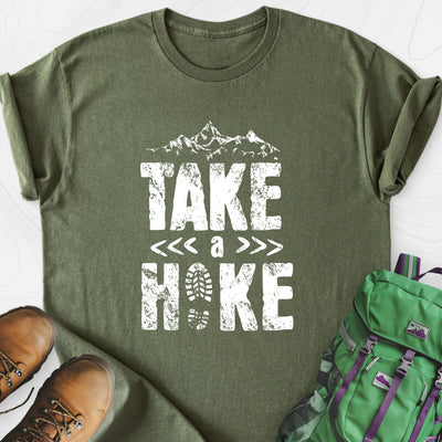 Take a Hike Lightweight T-Shirt Gift For Hiker