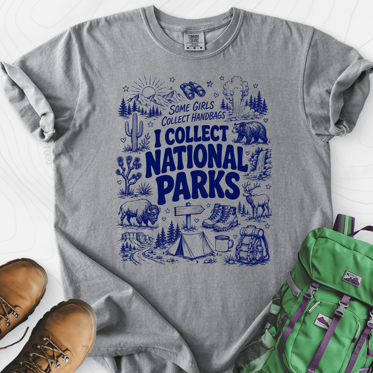 National Park Collector T-Shirt Gift For Hiker