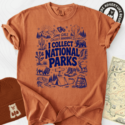 National Park Collector T-Shirt Gift For Hiker