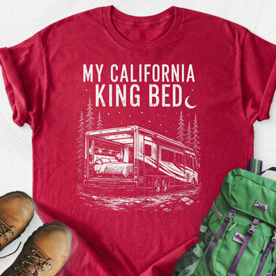 California King Bed Lightweight T-Shirt Gift For Hiker