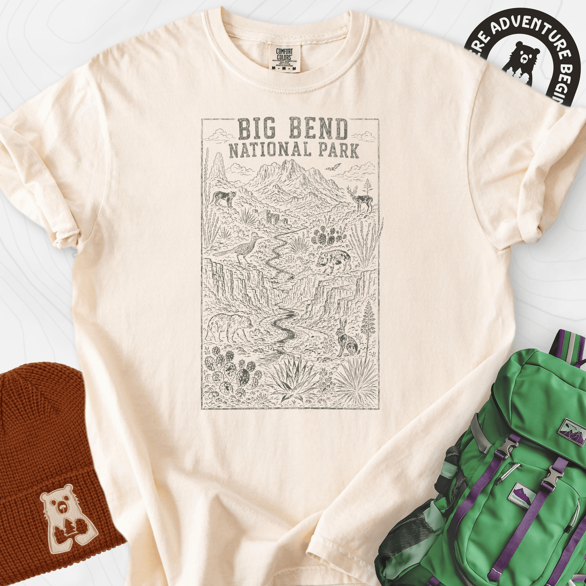 Big Bend Wildlife T-Shirt Gift For Hiker