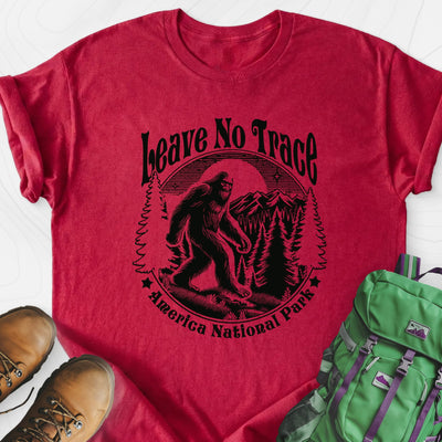 Leave No Trace Lightweight T-Shirt Gift For Hiker