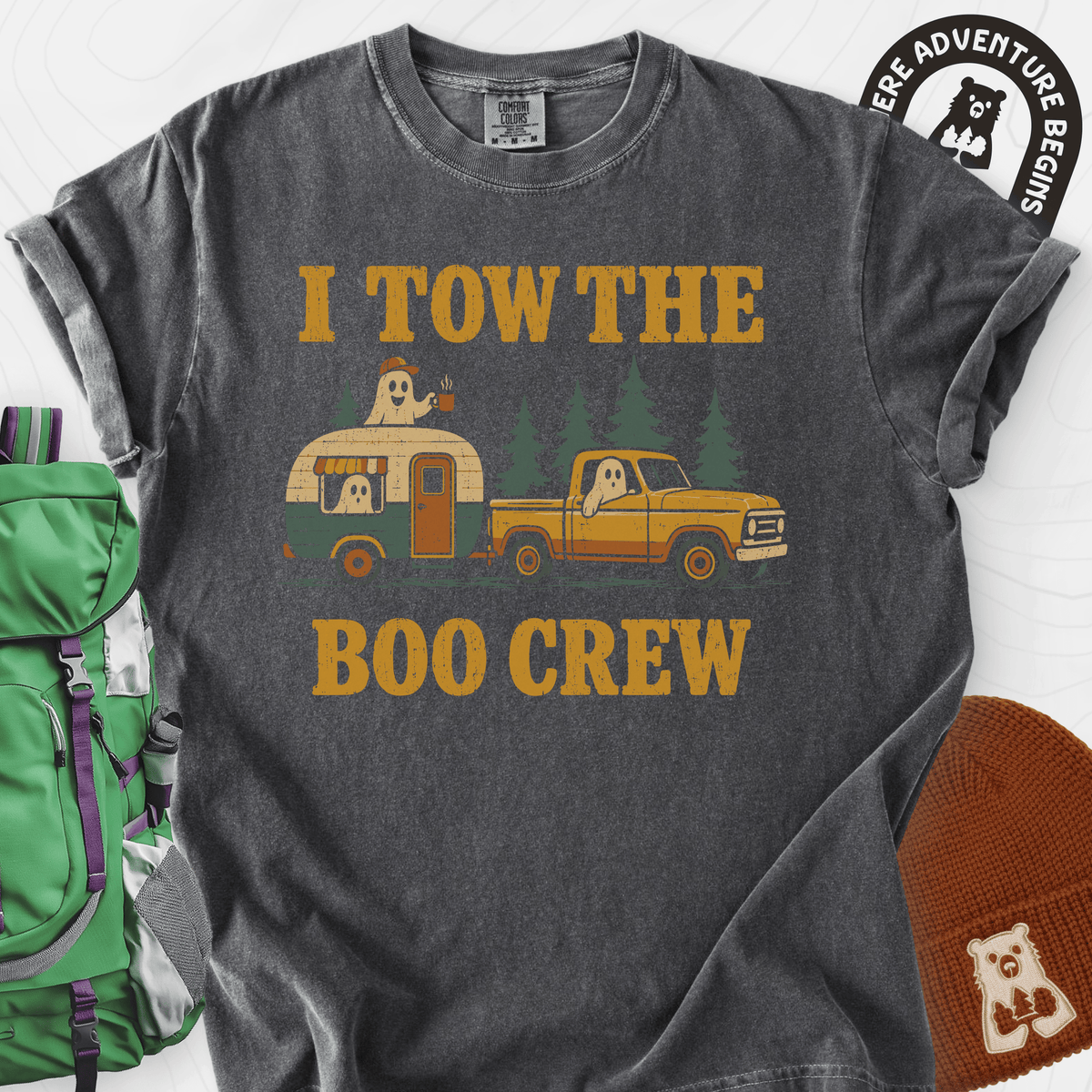 I Tow The Boo Crew T-Shirt Gift For Hiker