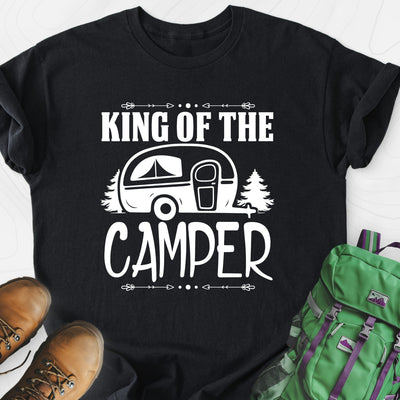 Camping King Lightweight T-Shirt Gift For Hiker