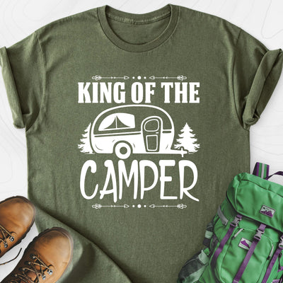 Camping King Lightweight T-Shirt Gift For Hiker