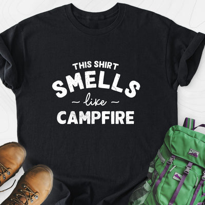 This Shirt Smells Like Campfire Lightweight T-Shirt Gift For Hiker