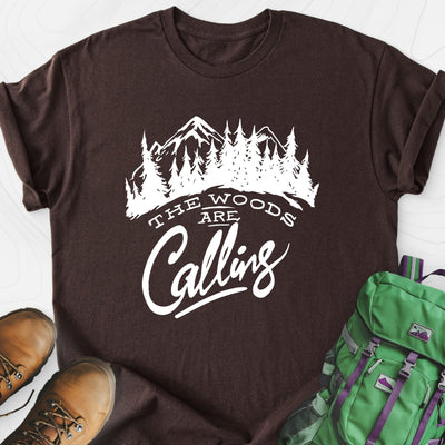 The Woods Are Calling Lightweight T-Shirt Gift For Hiker