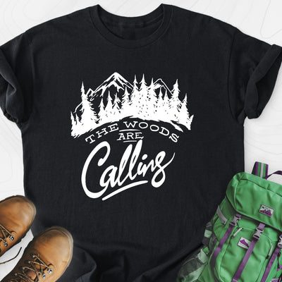 The Woods Are Calling Lightweight T-Shirt Gift For Hiker