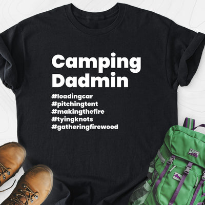 Camping Dadmin Lightweight T-Shirt Gift For Hiker