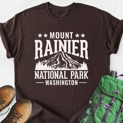 Mount Rainier Lightweight T-Shirt Gift For Hiker