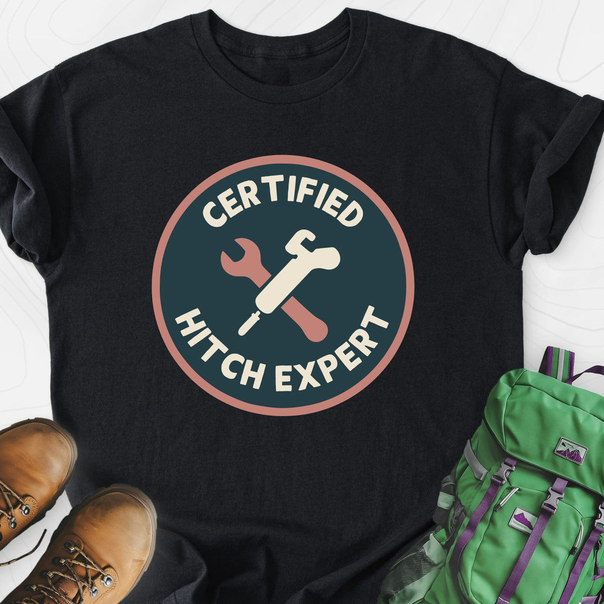 Hitch Expert Lightweight T-Shirt Gift For Hiker