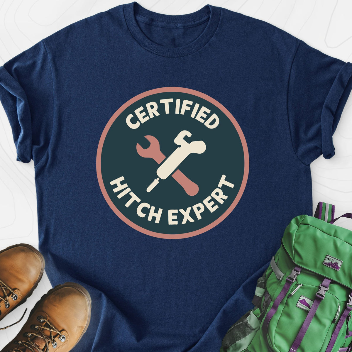 Hitch Expert Lightweight T-Shirt Gift For Hiker