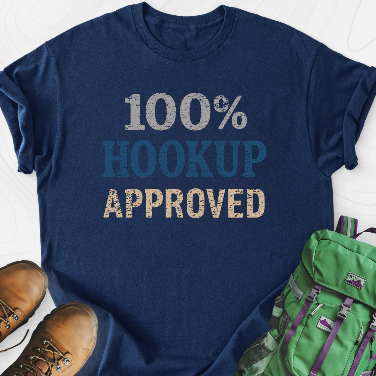 Hookup Approved Lightweight T-Shirt Gift For Hiker