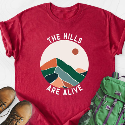 The Hills Are Alive Lightweight T-Shirt Gift For Hiker