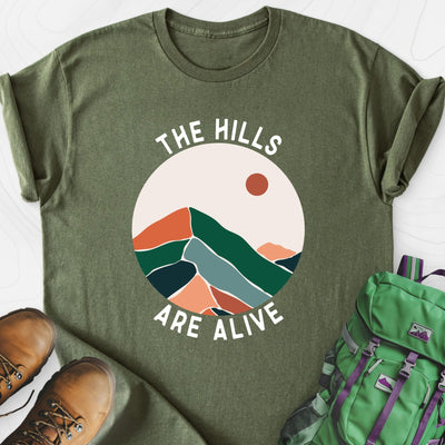 The Hills Are Alive Lightweight T-Shirt Gift For Hiker