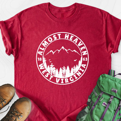 Almost Heaven Lightweight T-Shirt Gift For Hiker