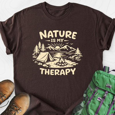 Nature Therapy Lightweight T-Shirt Gift For Hiker