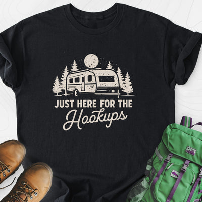 Here for the Hookups Lightweight T-Shirt Gift For Hiker