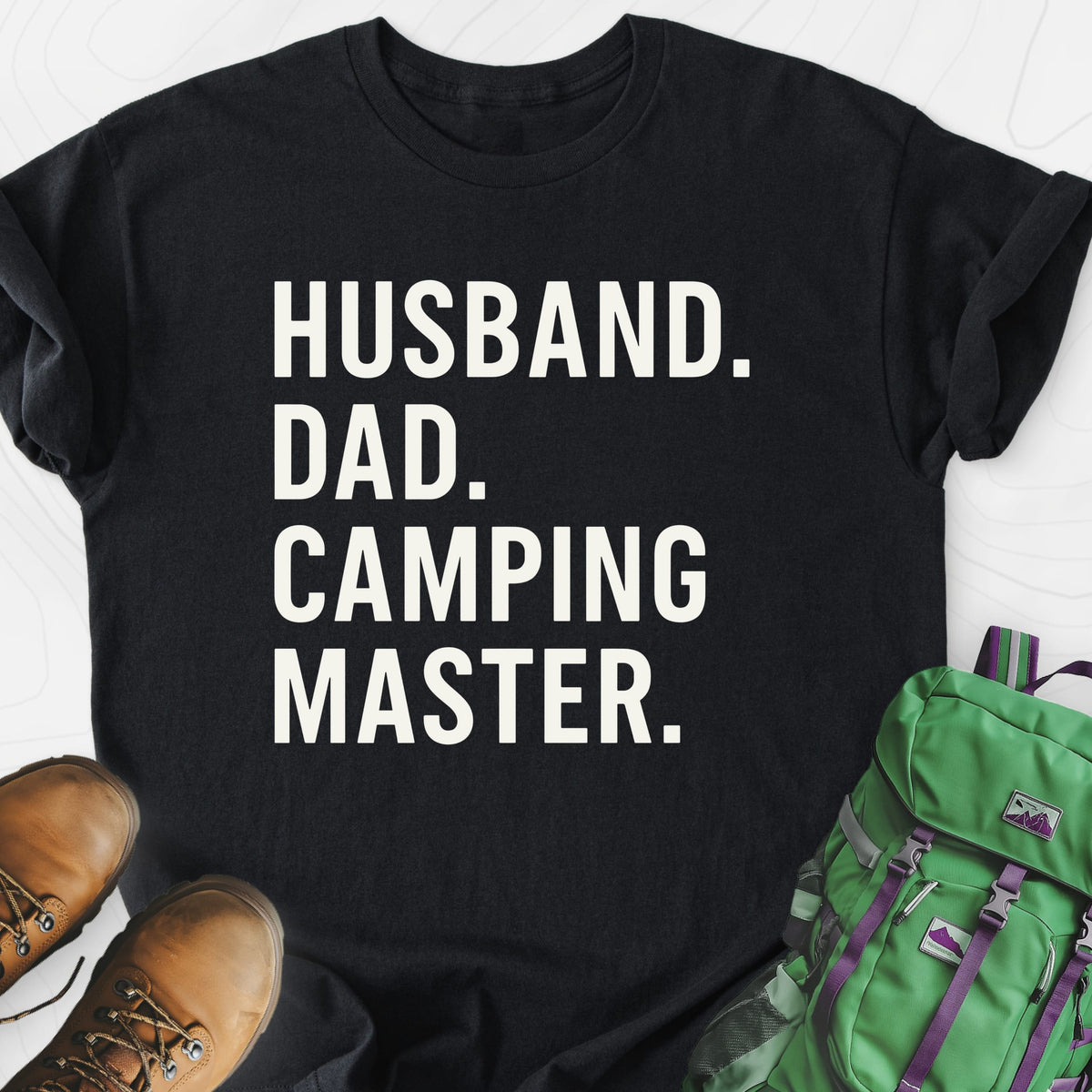 Camping Master Lightweight T-Shirt Gift For Hiker