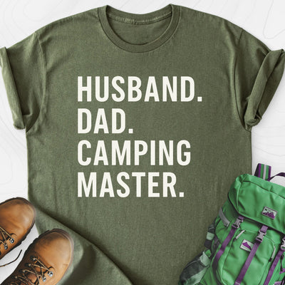 Camping Master Lightweight T-Shirt Gift For Hiker