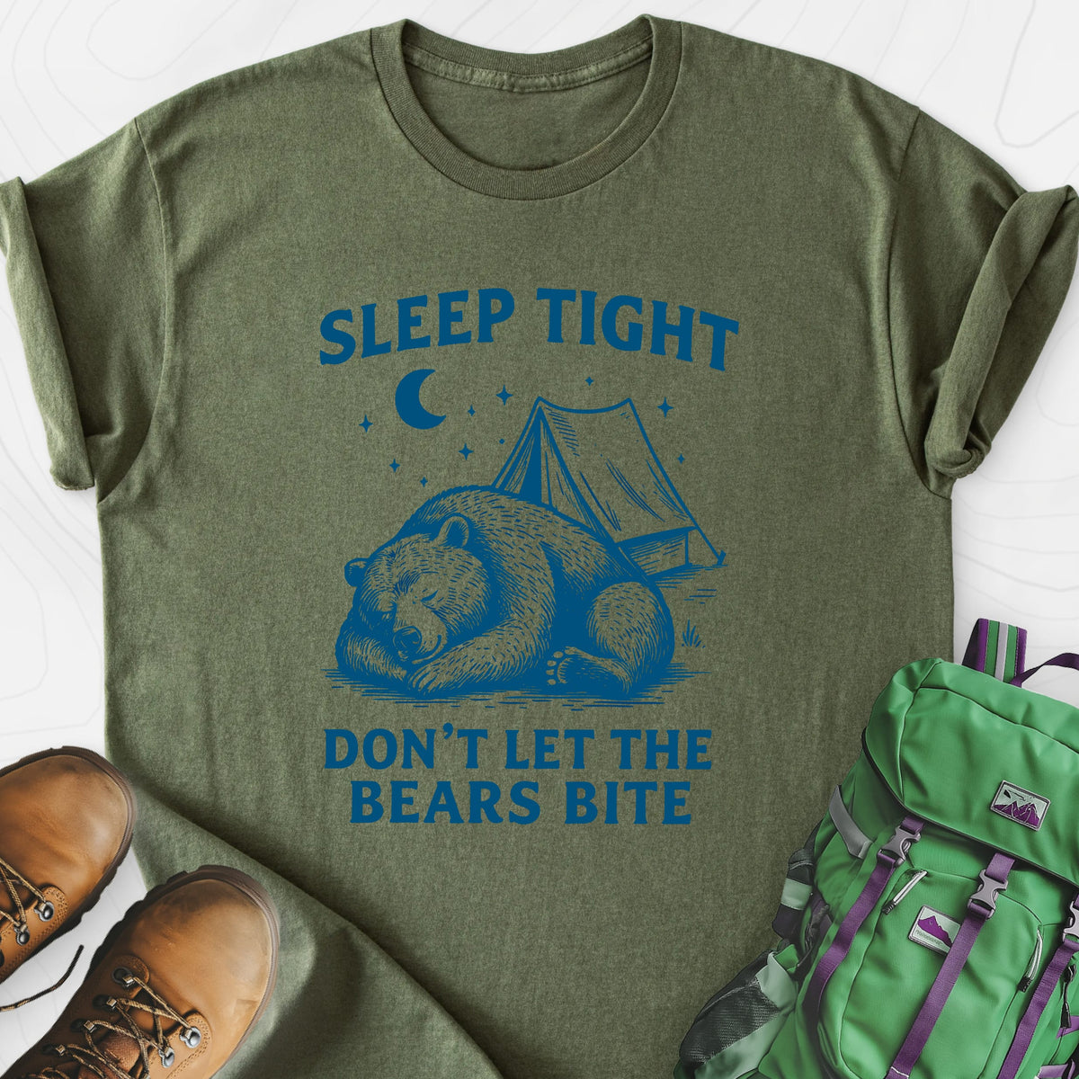 Don’t Let the Bears Bite Lightweight T-Shirt Gift For Hiker