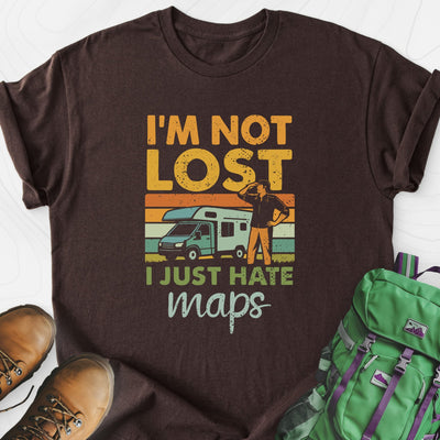 I’m Not Lost Lightweight T-Shirt Gift For Hiker