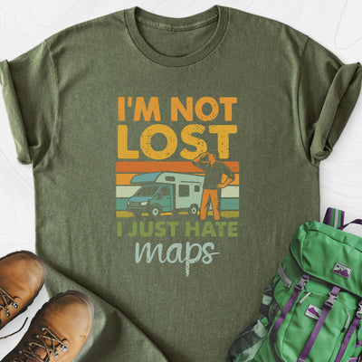 I’m Not Lost Lightweight T-Shirt Gift For Hiker
