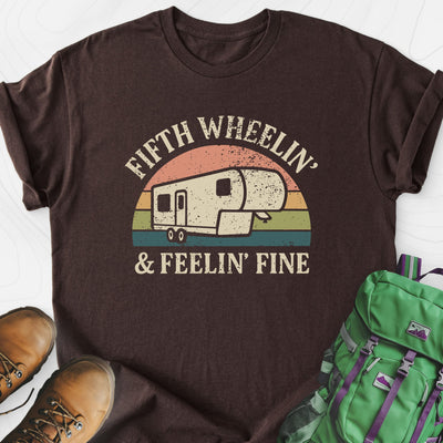 Fifth Wheelin' Lightweight T-Shirt Gift For Hiker