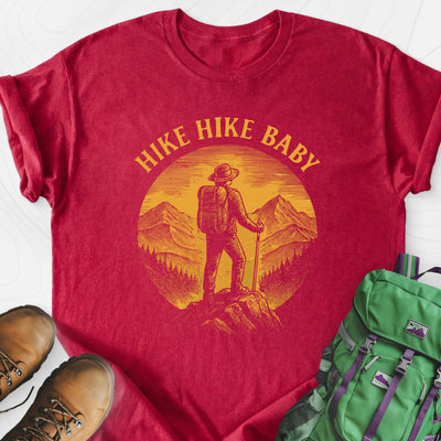 Hike Hike Baby Lightweight T-Shirt Gift For Hiker