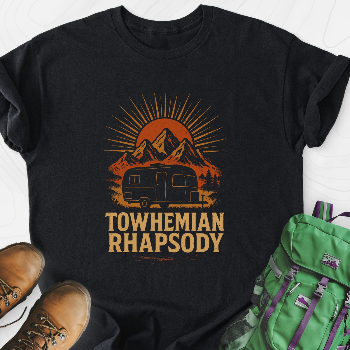 Towhemian Rhapsody Lightweight T-Shirt Gift For Hiker