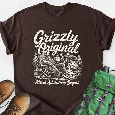 Grizzly Original Lightweight T-Shirt Gift For Hiker
