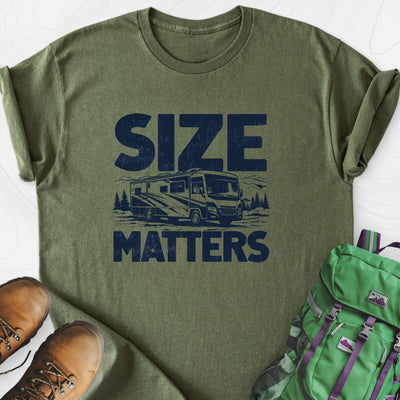 Size Matters Lightweight T-Shirt Gift For Hiker