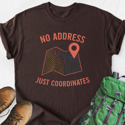 No Address Lightweight T-Shirt Gift For Hiker
