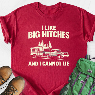 Big Hitches Lightweight T-Shirt Gift For Hiker