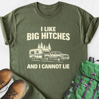 Big Hitches Lightweight T-Shirt Gift For Hiker